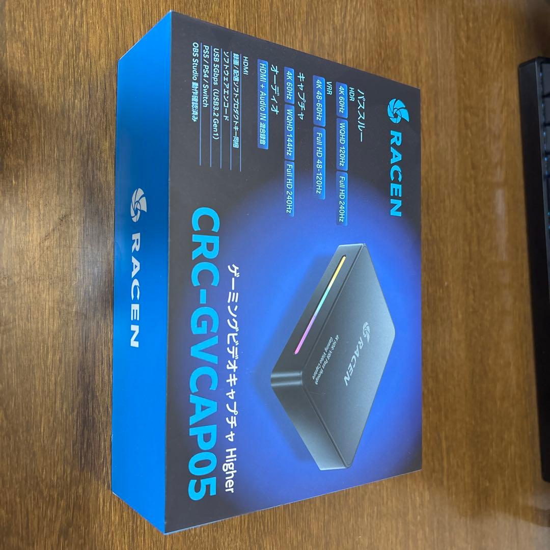 RACEN CRC-GVCAP05 ゲーム用ビデオキャプチャ