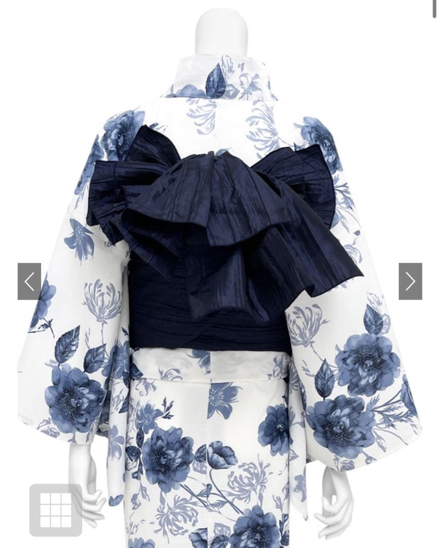 タジフ！！ GRL 水彩花柄浴衣セット[gi1519] パール帯締め付き