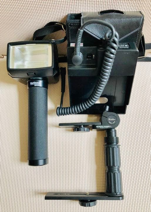 【ナショナル】ストロボ(5651)＋積層電源＋アダプター