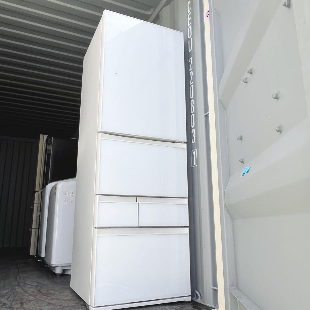 67取付無料！東芝ベジータ タッチパネル おしゃれホワイト5ドア冷蔵庫！洗濯機