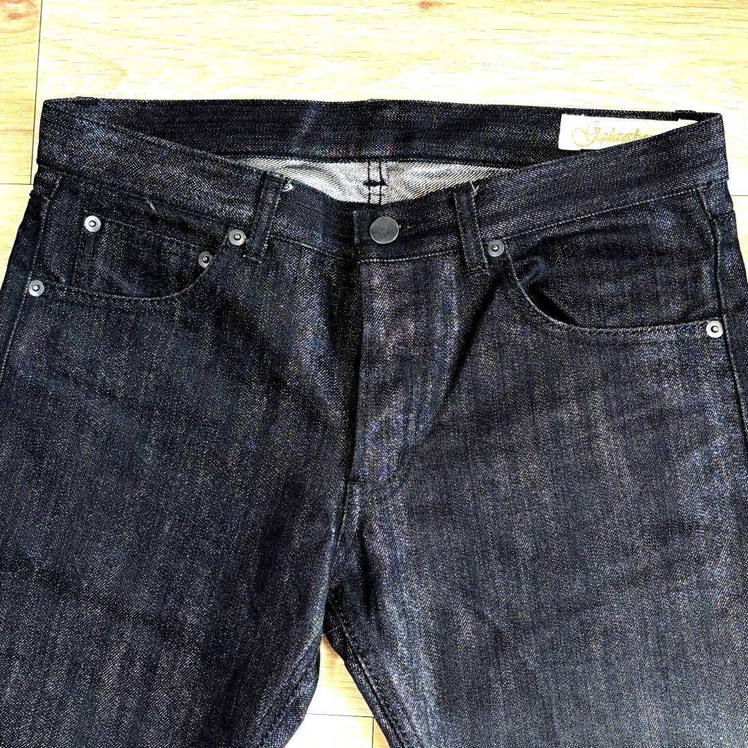 GalaabenD シャイニーブラックデニム Mサイズ