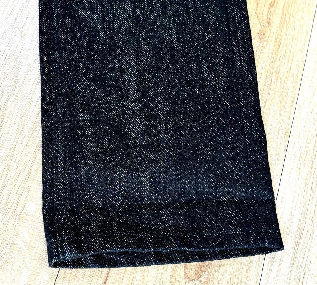 GalaabenD シャイニーブラックデニム Mサイズ