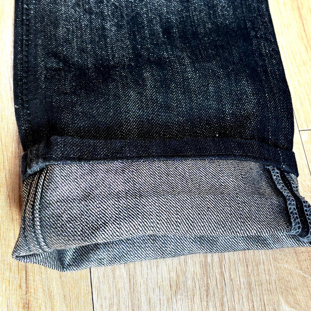 GalaabenD シャイニーブラックデニム Mサイズ