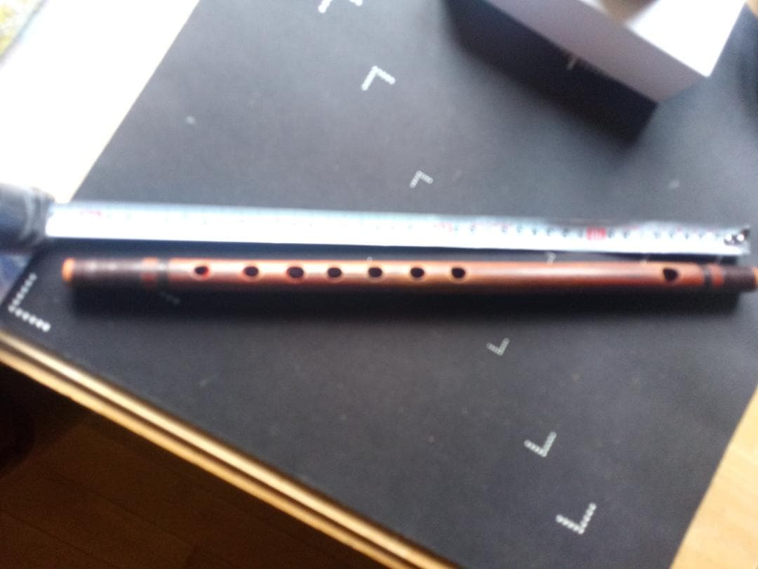 ryohan本煤竹製篠笛　笛師藍山 七上調子