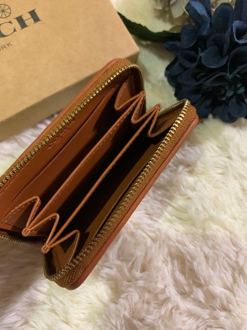 COACH ケース カードケース ブラウン・ベージュ