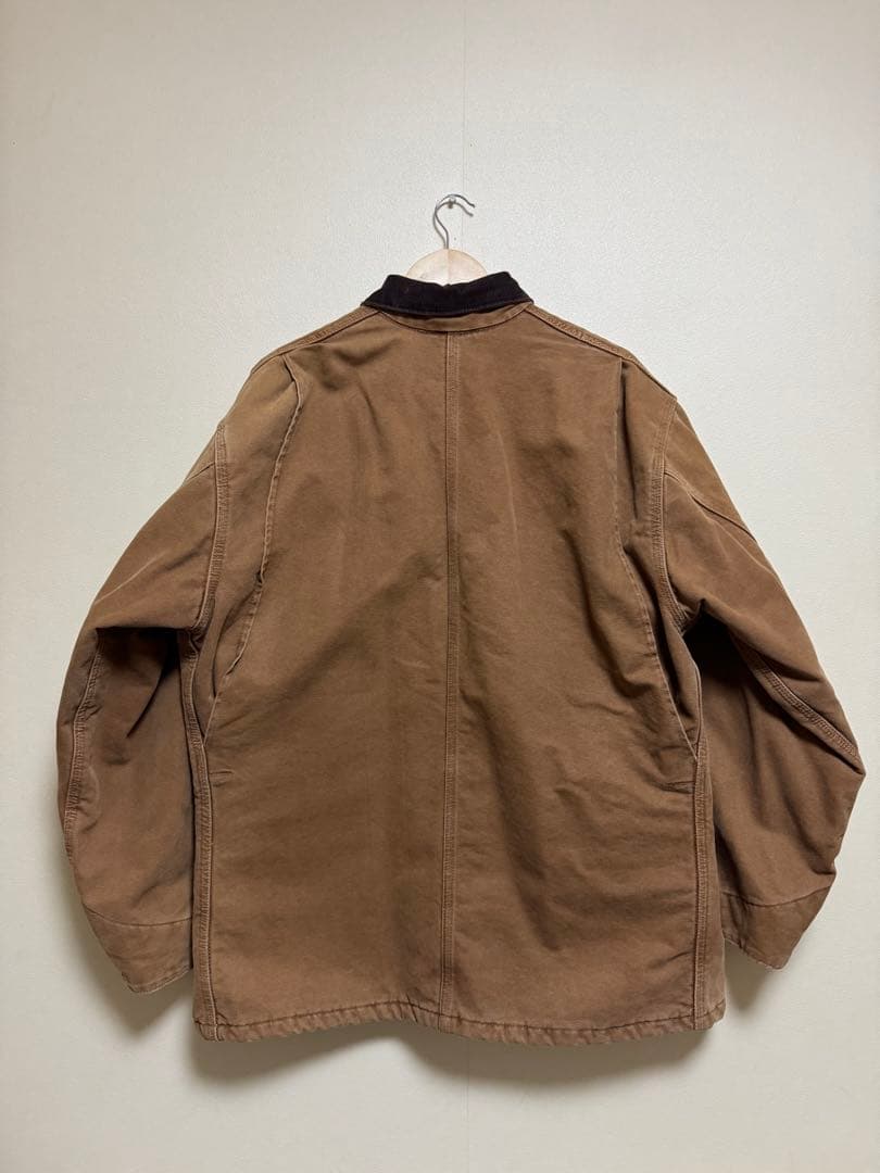 【美品】86年製 USA製　カーハート　ミシガンチョアコート　裏地ブランケット