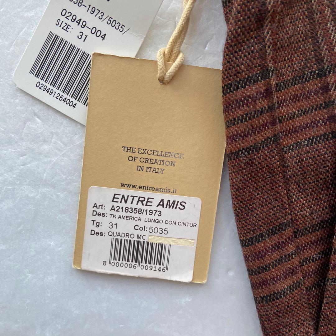 タグ付新品未使用　ENTRE AMISアントレアミ　スラックス　ジャケパン　秋冬