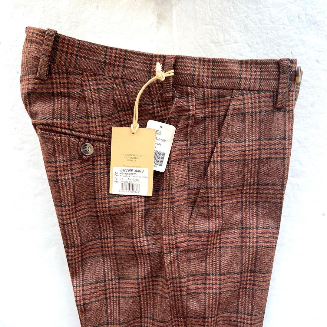 タグ付新品未使用　ENTRE AMISアントレアミ　スラックス　ジャケパン　秋冬