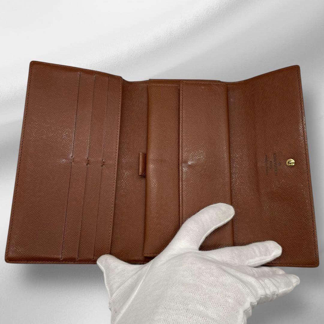 【良品】 ルイヴィトン モノグラム インターナショナル 長財布 w5