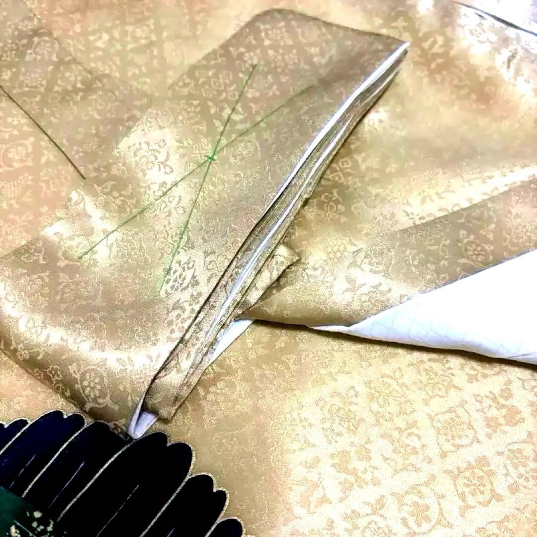 【新品】日本製 刺繍 手書き京友禅❗️お宮参り 産着 襦袢付 正絹 新品たとう紙付