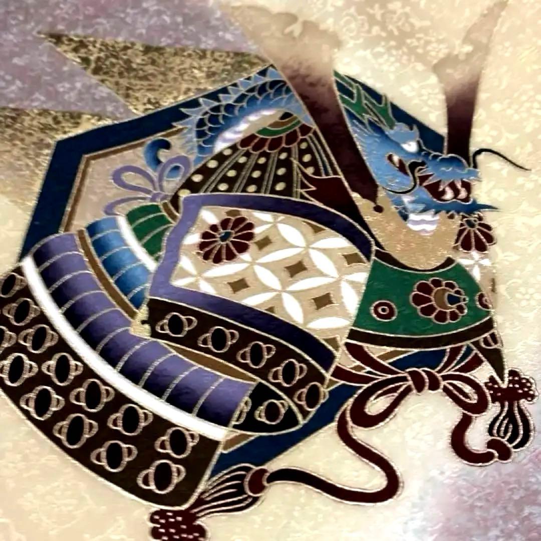 【新品】日本製 刺繍 手書き京友禅❗️お宮参り 産着 襦袢付 正絹 新品たとう紙付