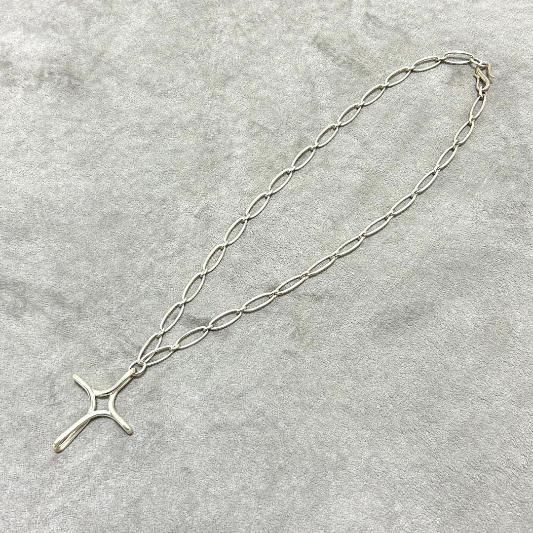 ティファニー　ラージ　オープンクロス　ネックレス　シルバー925