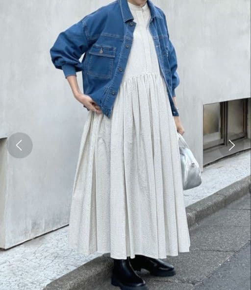 BEARDSLEY ビアズリー 袖パフ Gジャン デニムジャケット パフスリーブ