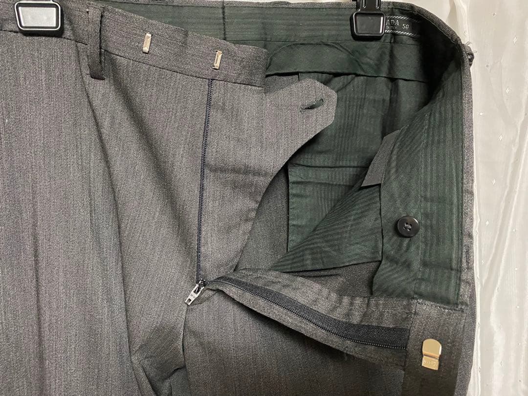 PRADA 90s フリースウールスラックス