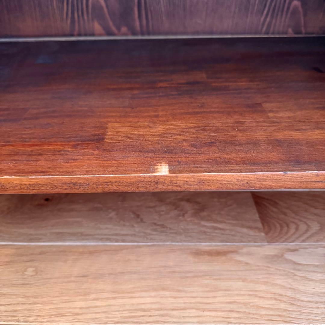 大*魂様 ビンテージ風サイドボード/ガラス扉キャビネット/テレビ台/ B-Com