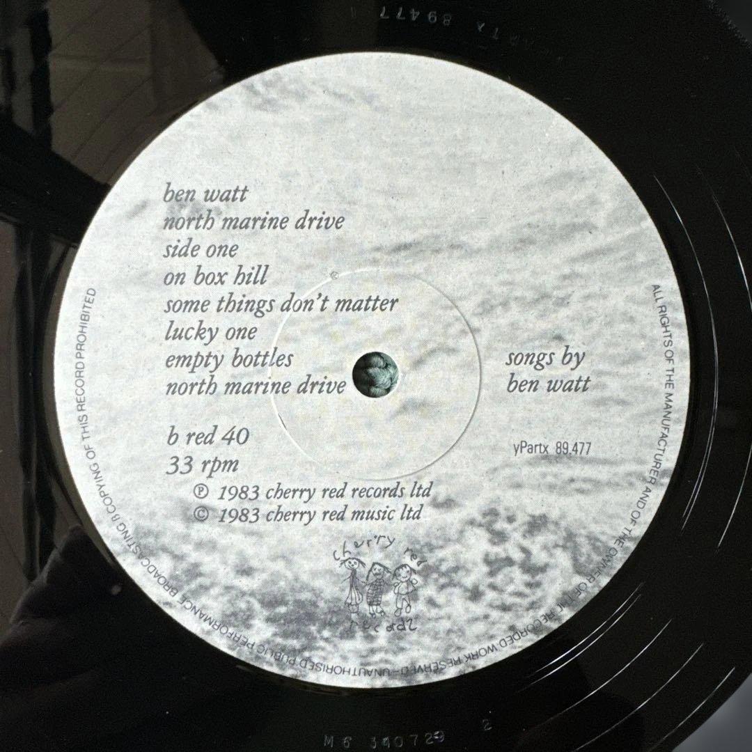 Ben Watt『North Marine Drive』LP アナログ レコード