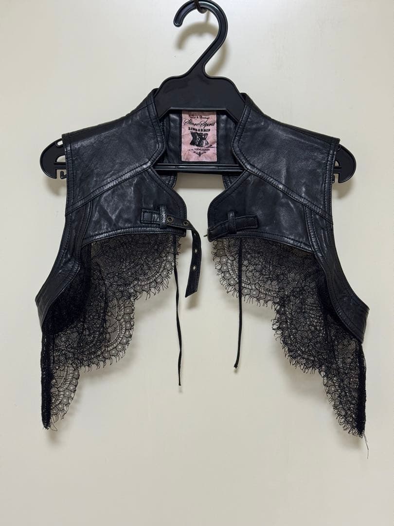 シェアースピリット　シープレザーベスト／ジレ