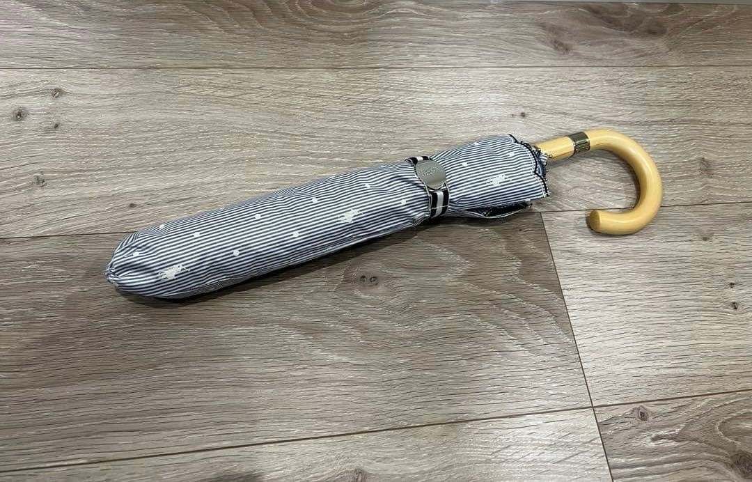 ポロラルフローレン　折りたたみ日傘 ストライプ柄