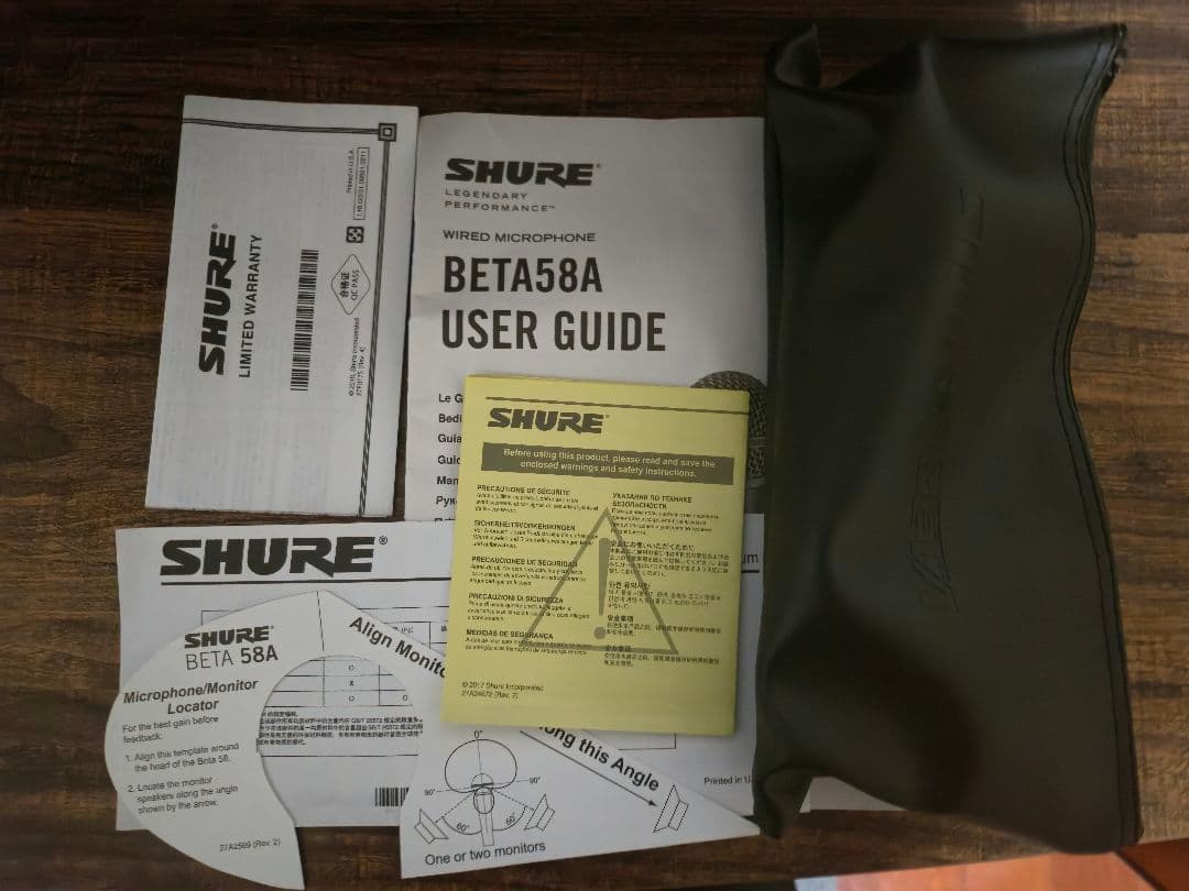 SHURE BETA58A 箱付き 使用1ヶ月程
