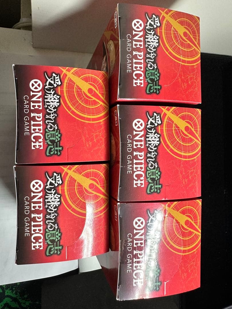 ワンピースカードゲーム 受け継がれる意志 5BOXセット 新品 未開封