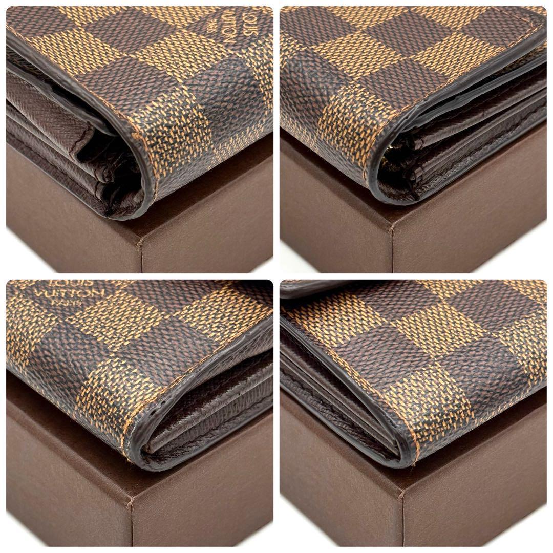 極上美品✨ルイヴィトン ダミエ ポルトフォイユ サラ 　長財布　ブラウン　L37