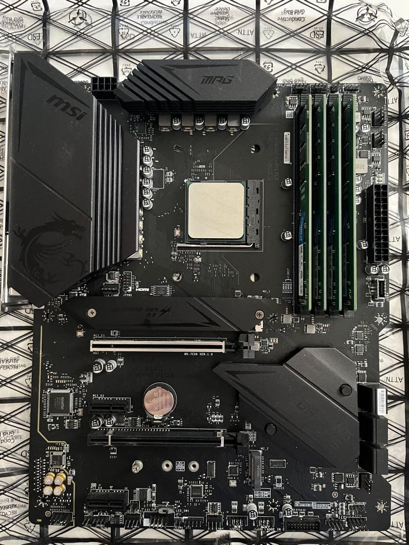 Ryzen7 5700x MSI GamingPlusB550 メモリ32GB