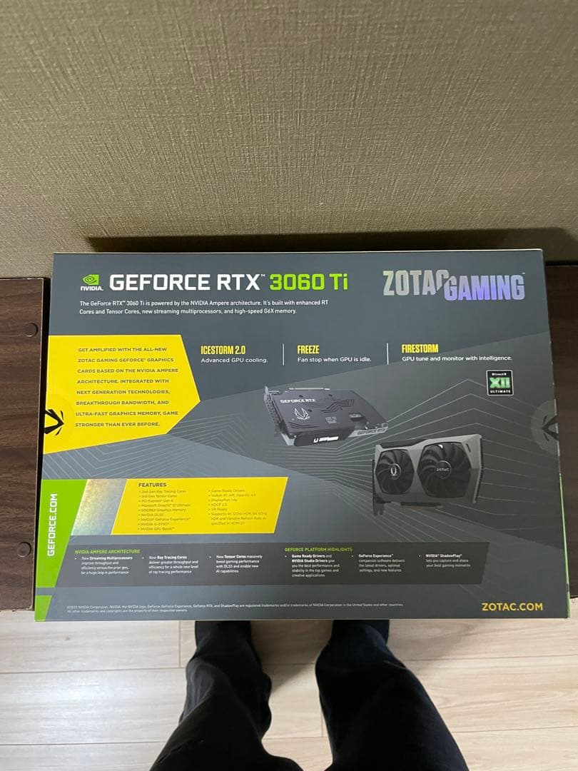 グラフィックボード・グラボ・ビデオカード ZOTAC GAMING GeForce RTX 3060Ti OC 8GB