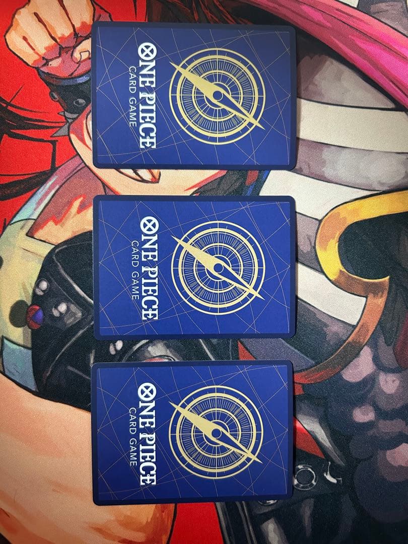 ワンピースカード ルフィ パラレル 3枚