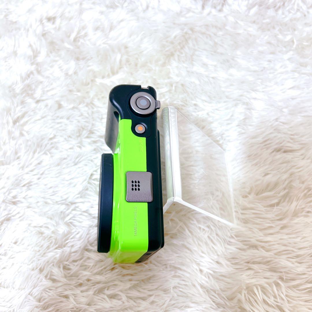 【可愛いコンデジ】PENTAX optio RZ10 ライムグリーン　動作確認済