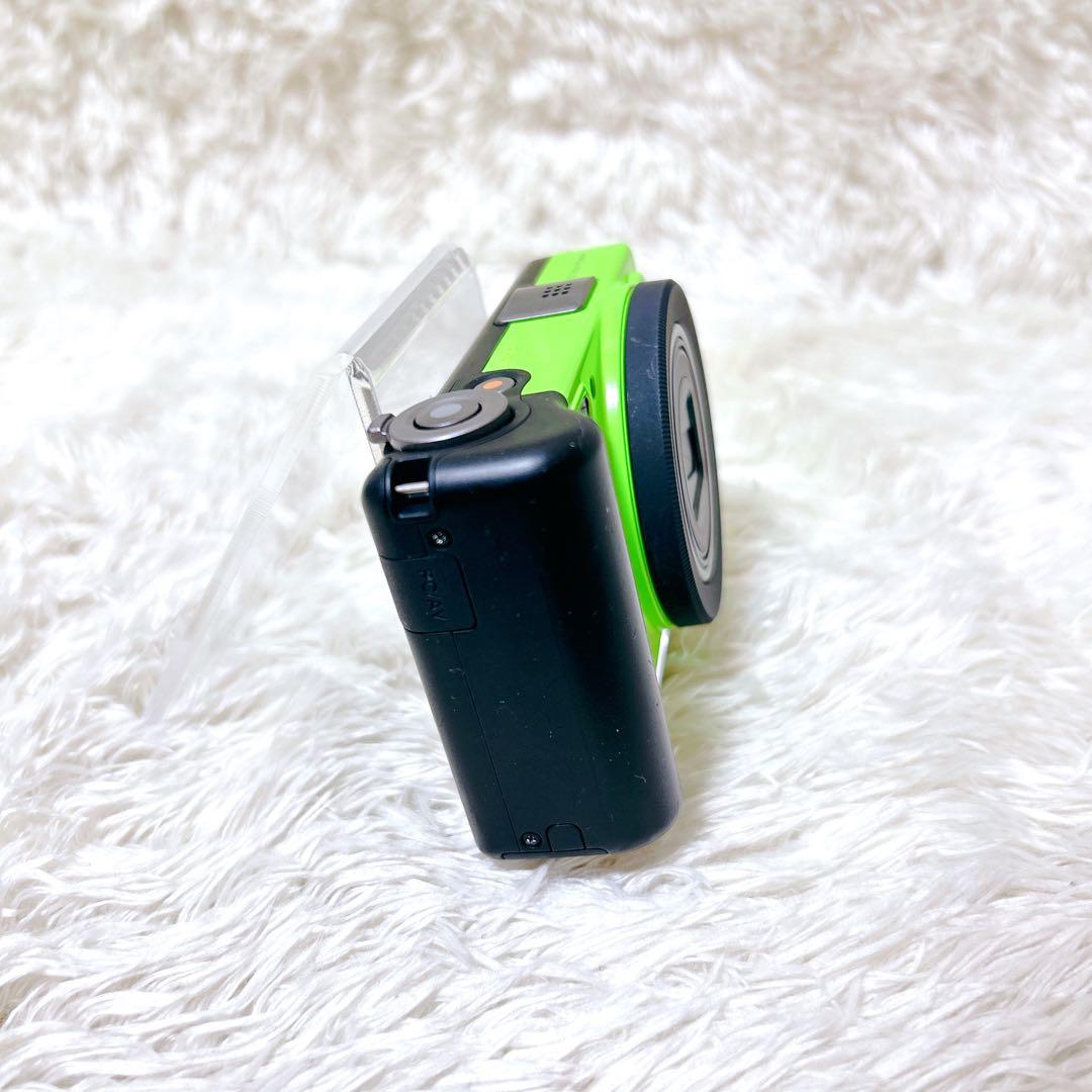 【可愛いコンデジ】PENTAX optio RZ10 ライムグリーン　動作確認済