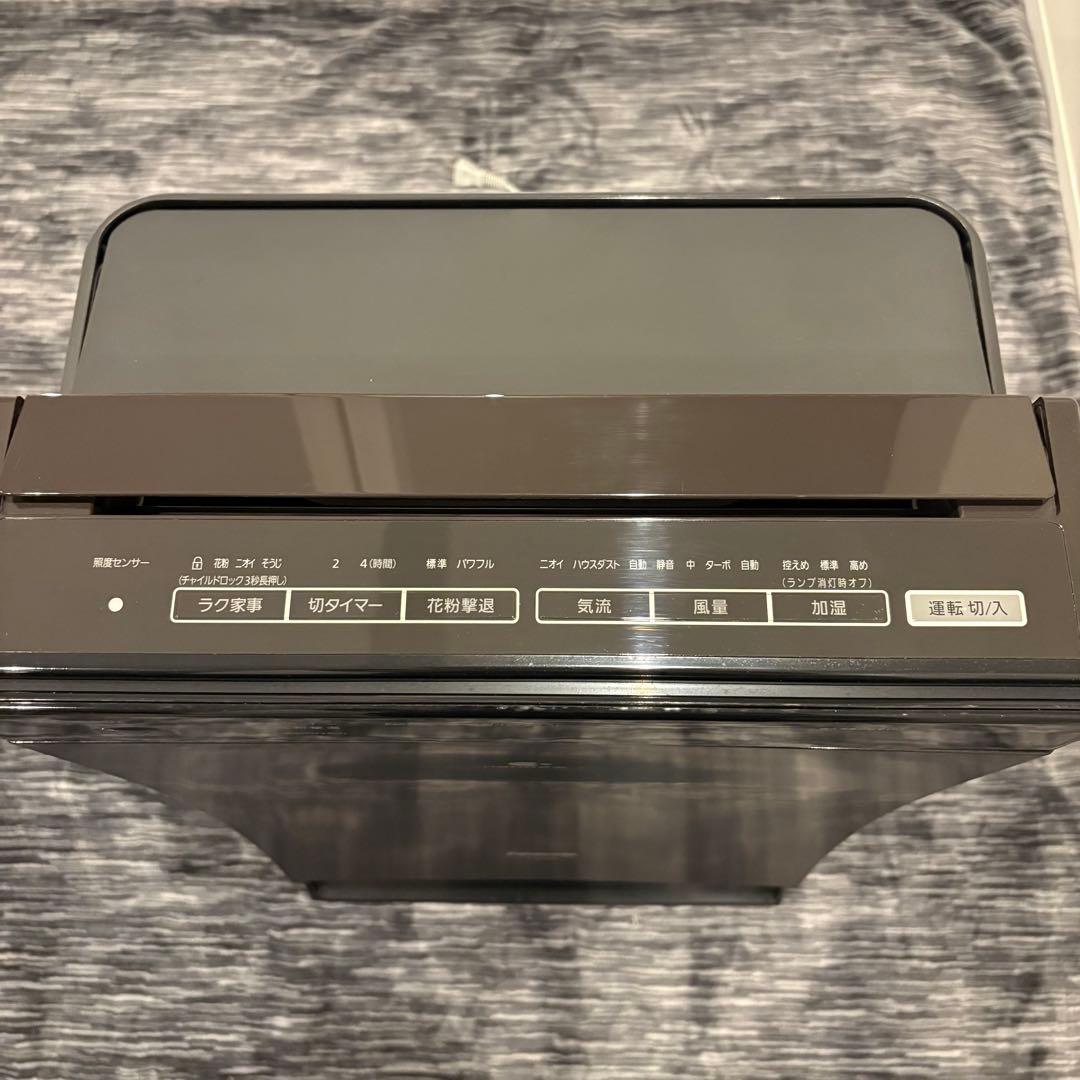 【極美品】Panasonic F-VC70XS 加湿空気清浄機 木目調　説明書付