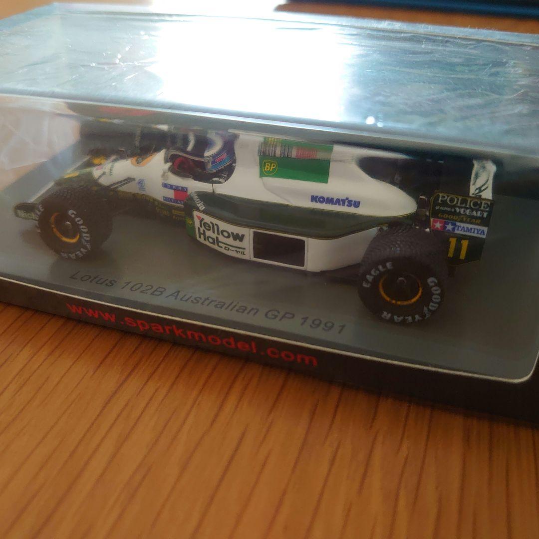 ミニカー Lotus 102B Australian GP 1991 1/43