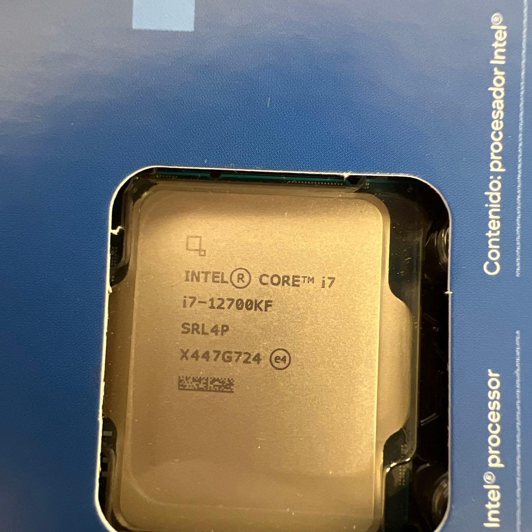 261046 Intel Corei7 プロセッサー 12700KF第12世代
