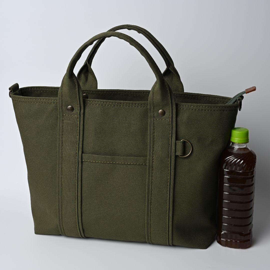 ハンドメイド 8号/11号×旧倉敷帆布×8番糸 スタンダードトート特大 付属品有