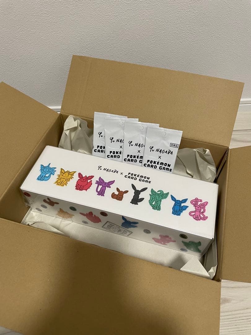 Yu NAGAYA イーブイスペシャルbox プロモカード4枚セット 長場雄