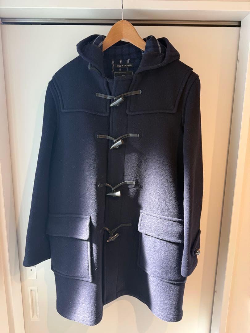 【美品】Gloverall グローバーオールダッフルコート　ネイビー　Ｌ