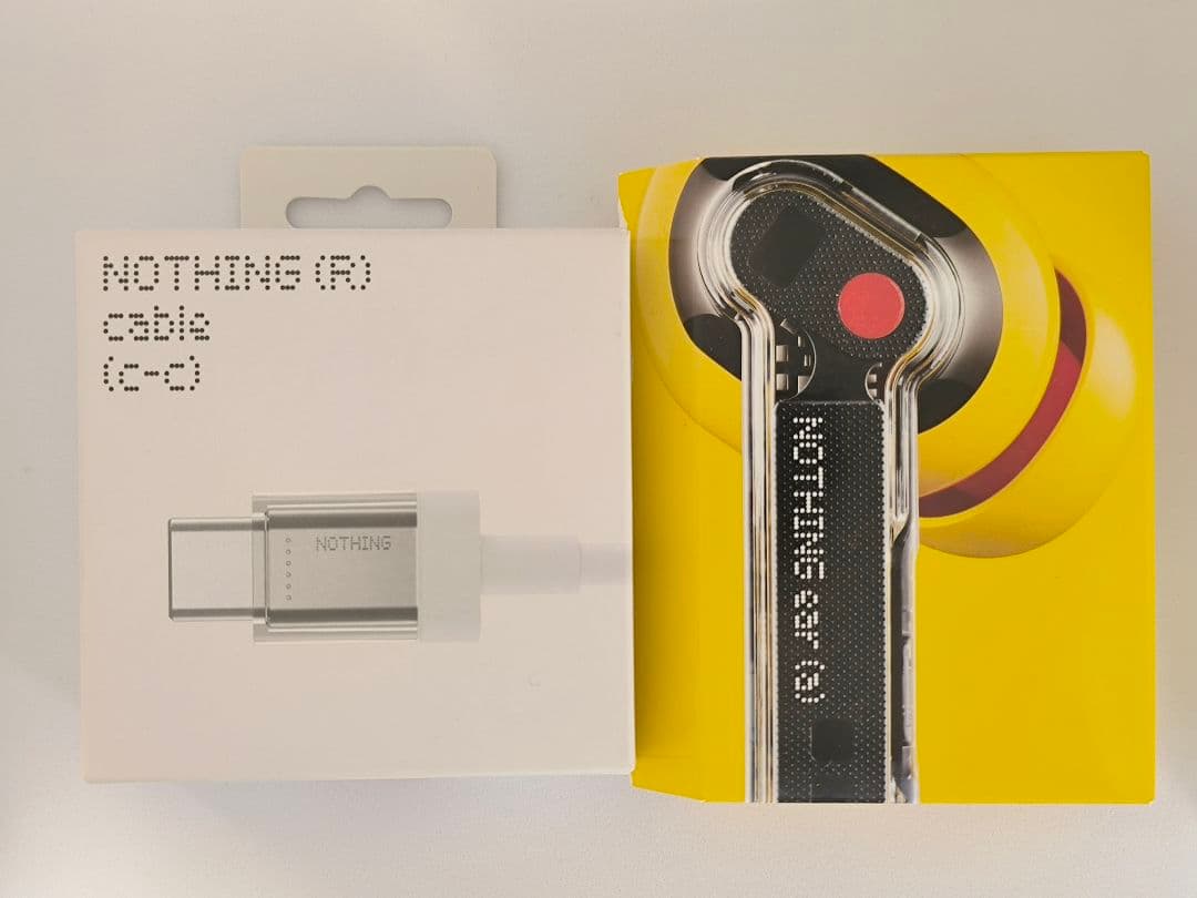 NOTHING ear(a)とNOTHING Cable　セット