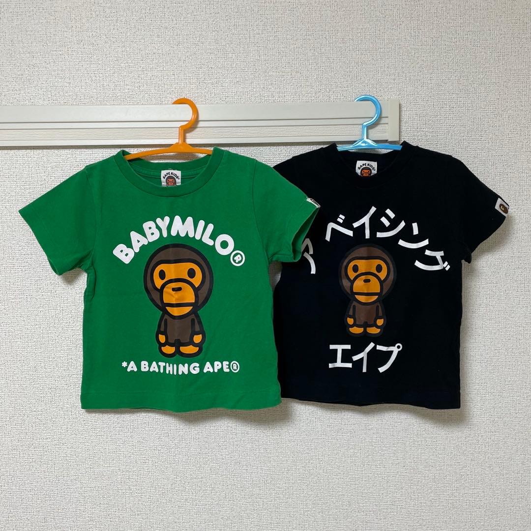 アベイシングエイプ　キッズTシャツ　ベビーマイロ