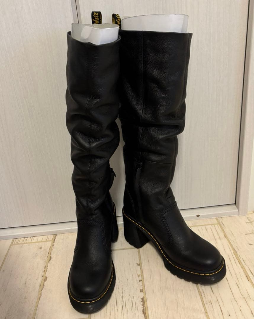 ドクターマーチン KASEY プル オン ブーツ　ロングブーツ UK 8