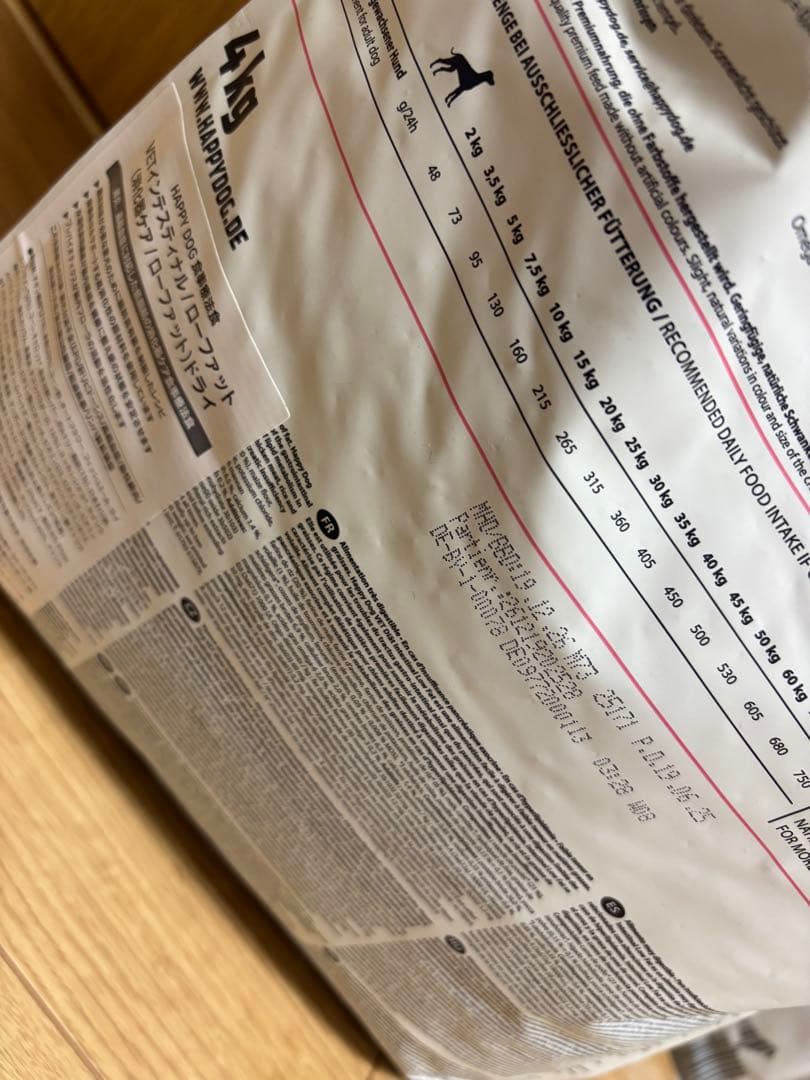 けいけい様　HAPPY DOG ドライフード 4kg VETインテスティナル