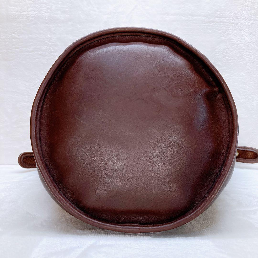 ✨美品✨COACH オールドコーチ ダッフルバッグ バケツ型 レザー ブラウン