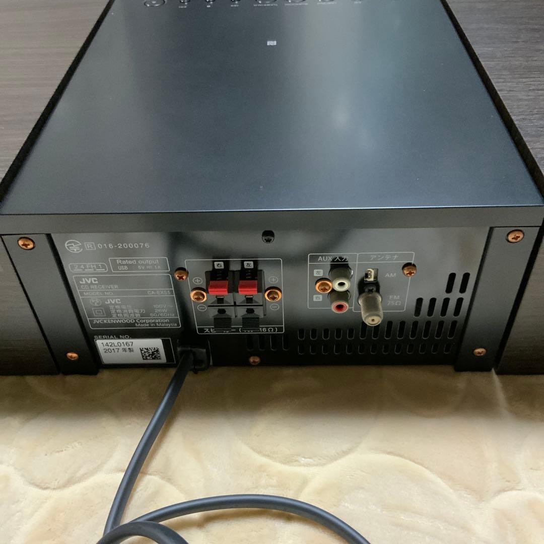 Bluetooth機能付きミニコンポ　JVC CA-EXS5