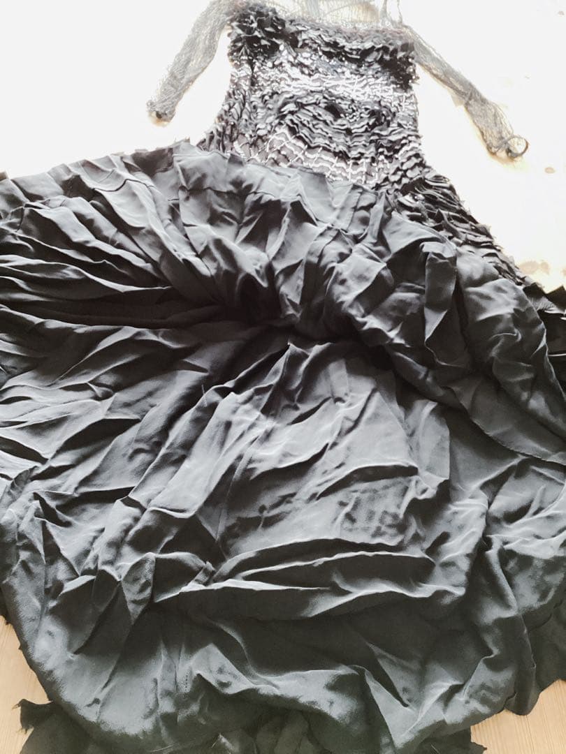 訳あり未使用品/定価2225300円【ESCADA】エスカーダ　ドレス　36