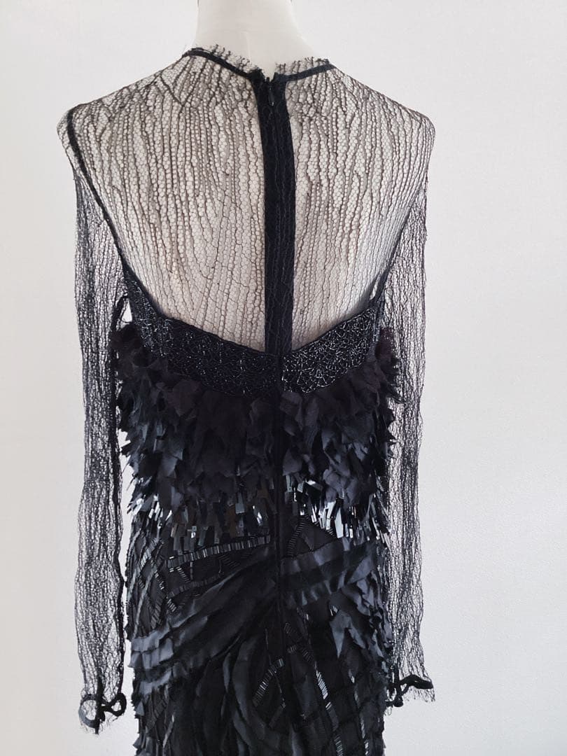 訳あり未使用品/定価2225300円【ESCADA】エスカーダ　ドレス　36