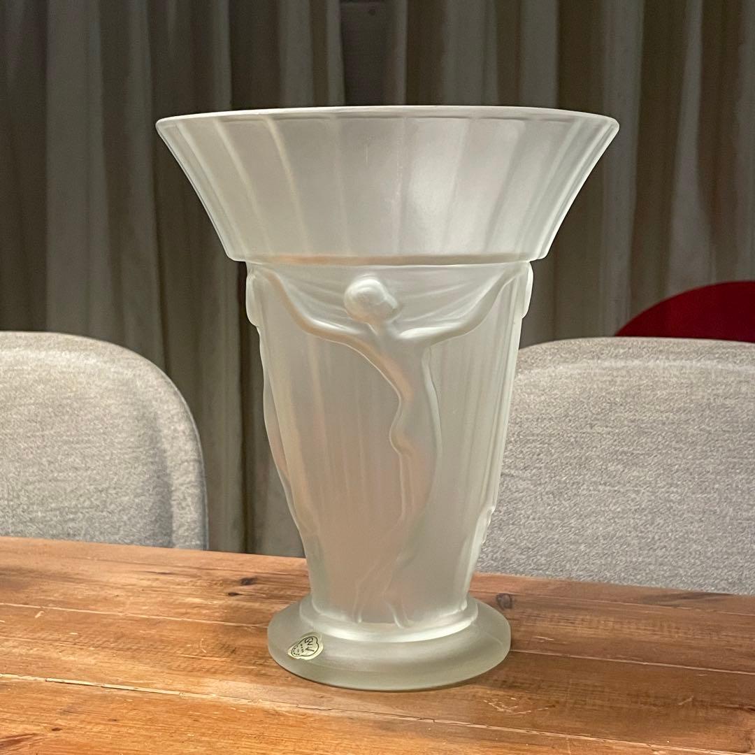 80s Art Deco Vase CVV Vianne アール・デコ 花瓶