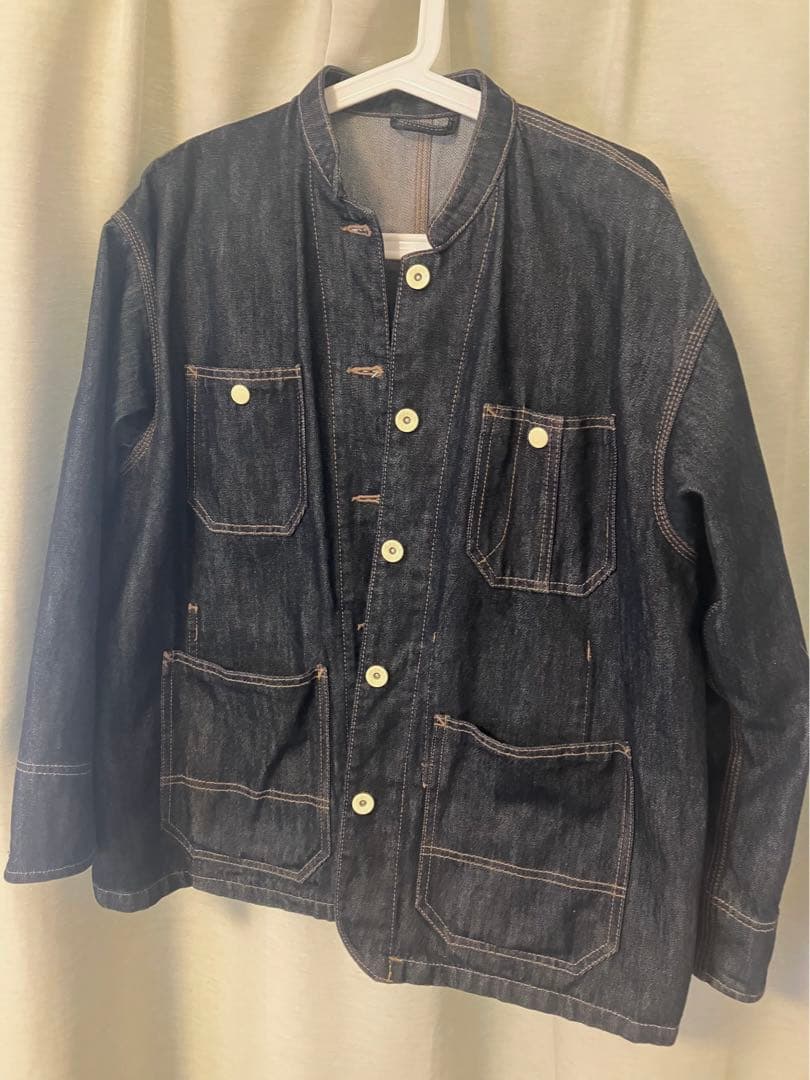 PARICI 12.5OZデニム カバーオール ネイビー/S