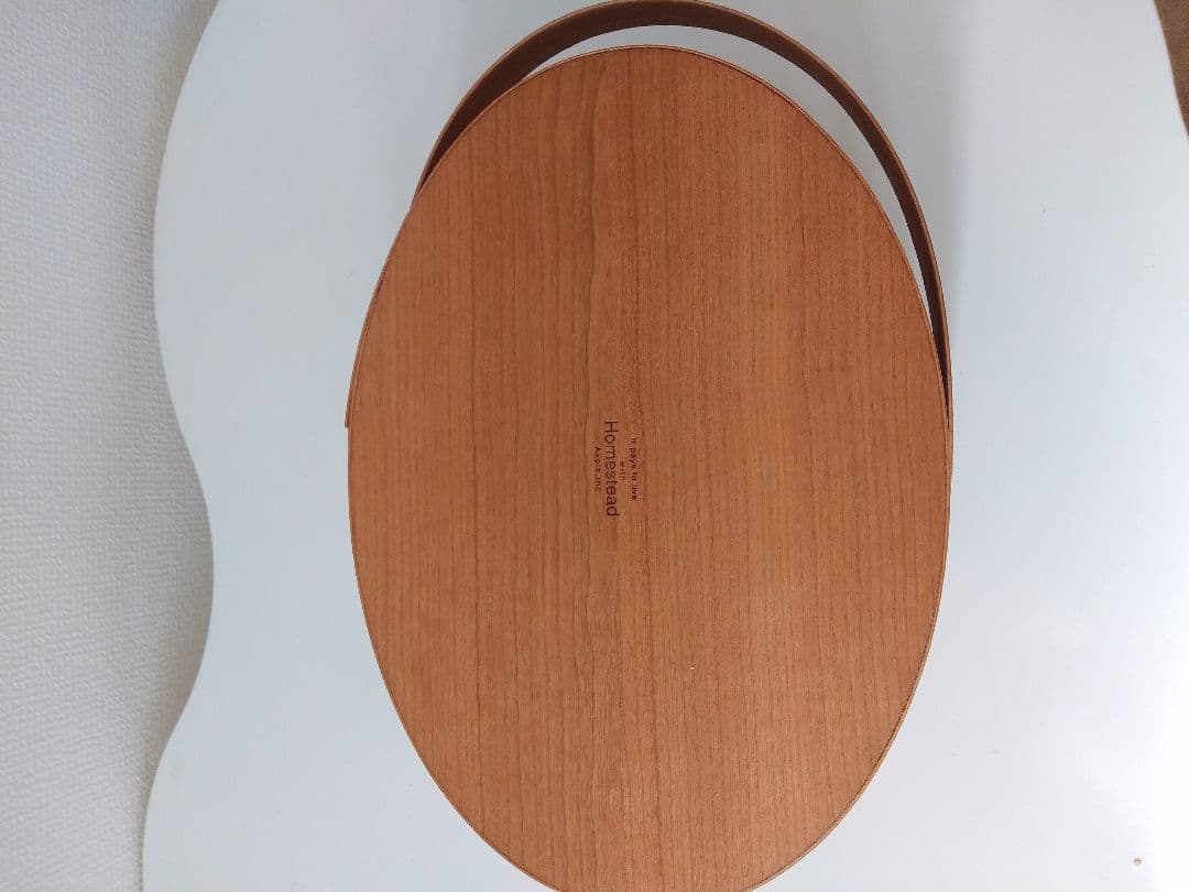 オーバルボックス　チェリー材