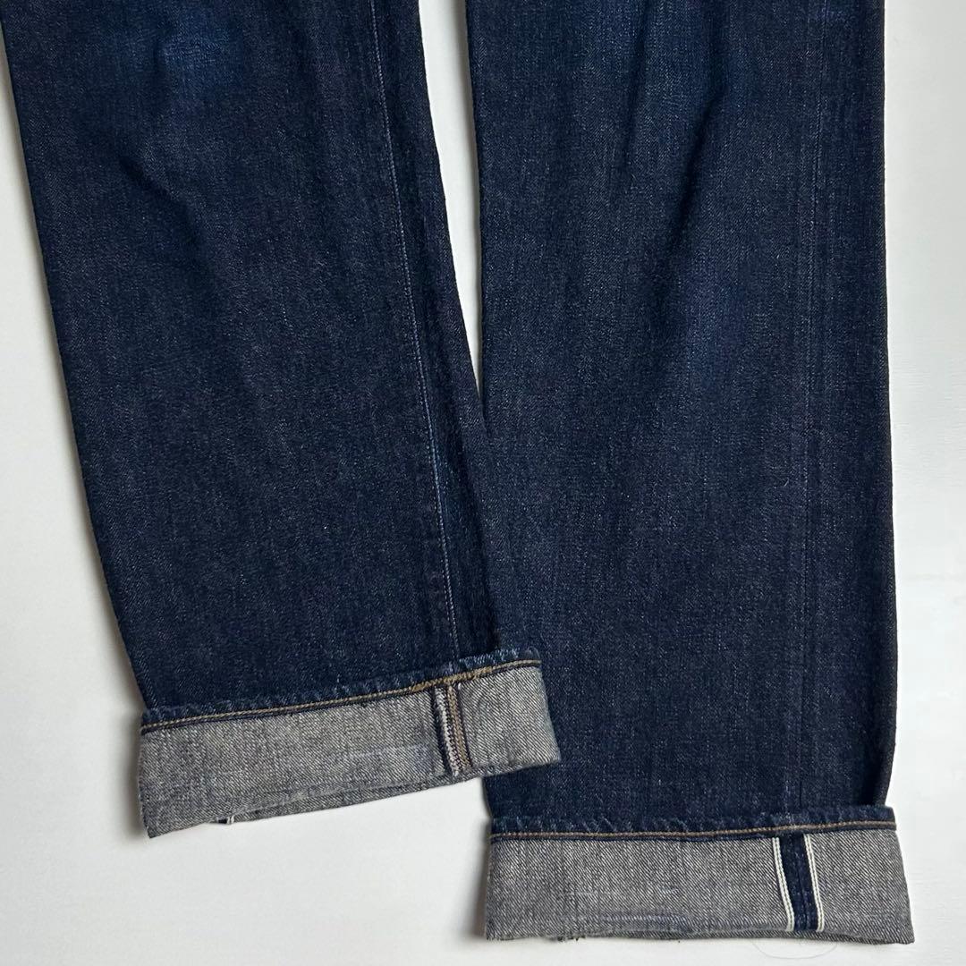 【美品】ナイジェルケーボン/12oz/ヴィンテージ5ポケットデニム/シンチバック