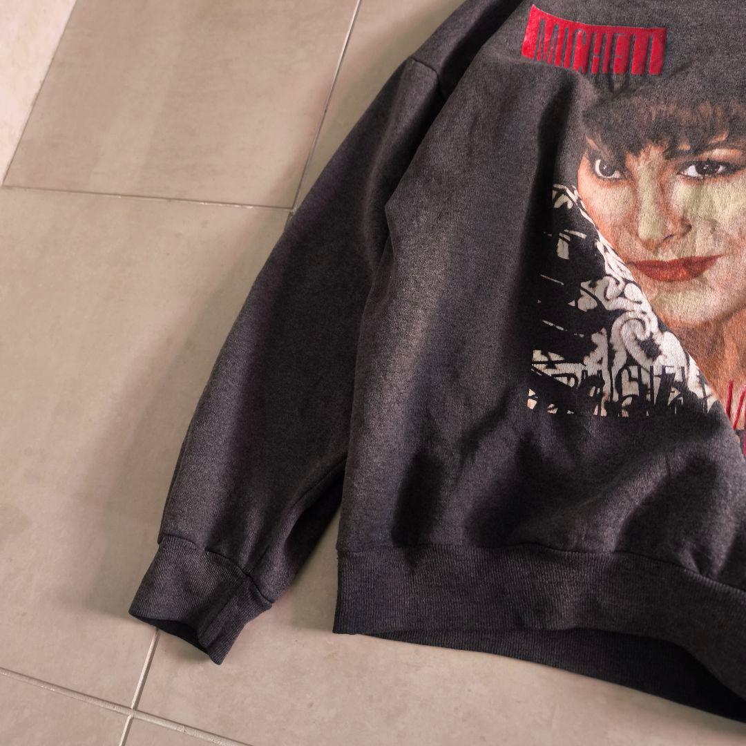 サンフェード　90s Michelle Wright　スウェット　ブラック