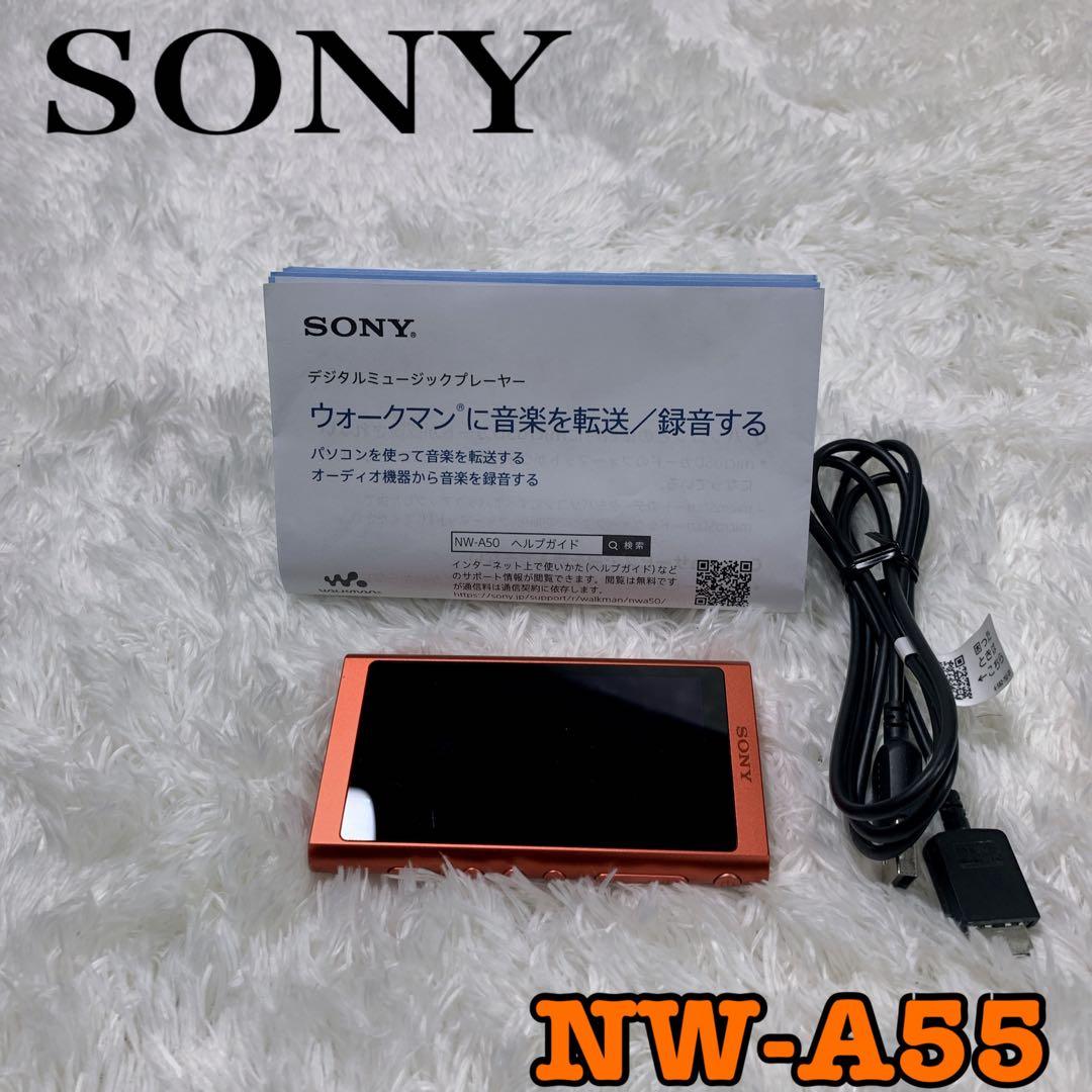 【美品】SONY ウォークマン NW-A55 USBケーブル付